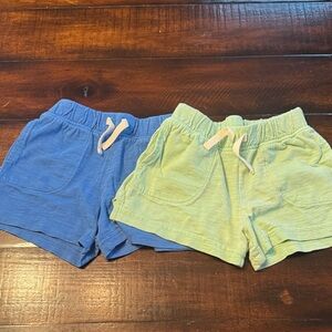 Primary Blue and Green baby Shorts